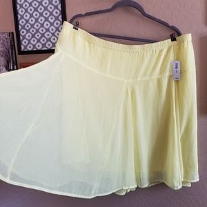 Neon Yellow Old Navy Skirt